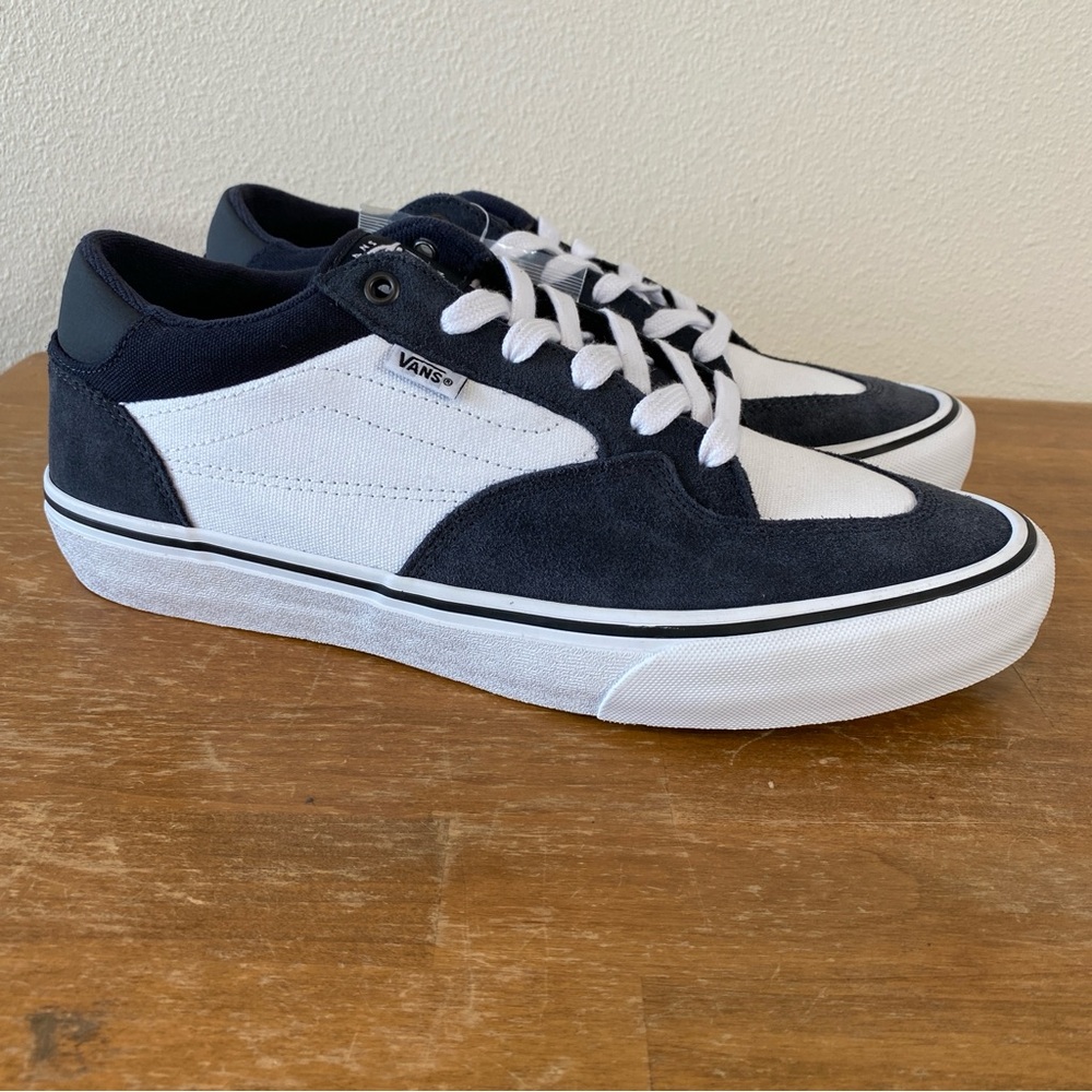 Women’s Size 9.5 - Vans Rowan Pro Navy Blue White